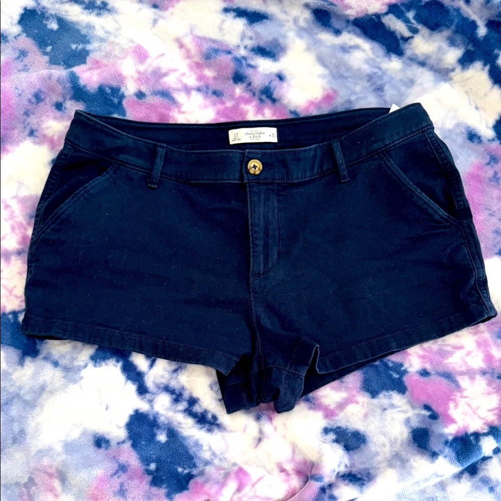 Abercrombie & Fitch Navy Blue Chino Shorts - 12